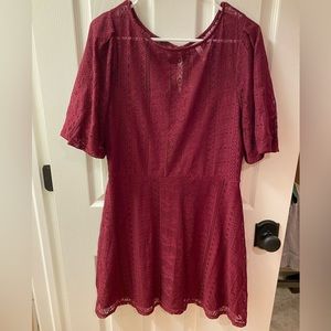 Xhilaration by Target, dark red/wine colored dress in medium.
